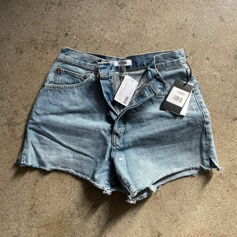 Re/Done 50s Denim Cut-Off Shorts